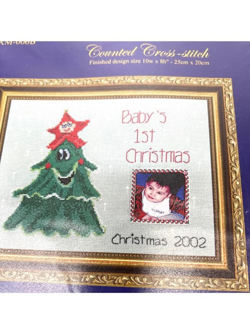 Babys First Christmas Cross-Stitch Pattern By Dyan Allaire